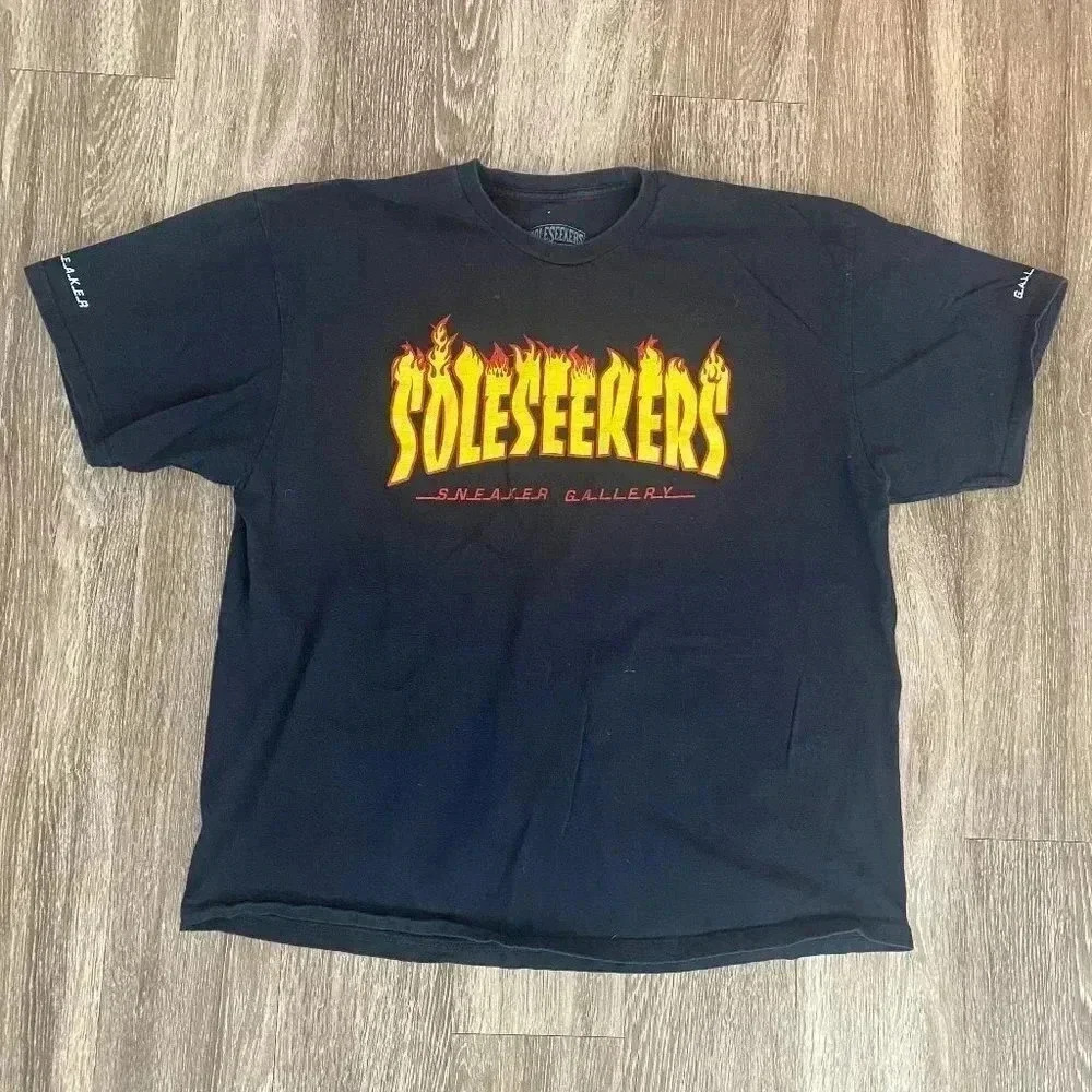 Mens Soleseekers Black Tshirt - 2XL